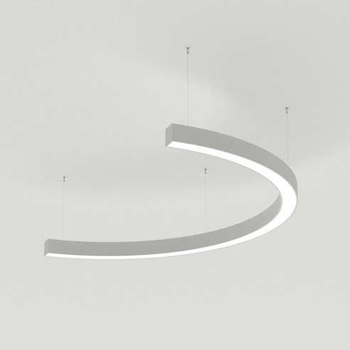 Светильник SP-LINE-HANG-ARC-C3535-D800-28W Warm3000 (WHITE, 230V) (Arlight, Металл)