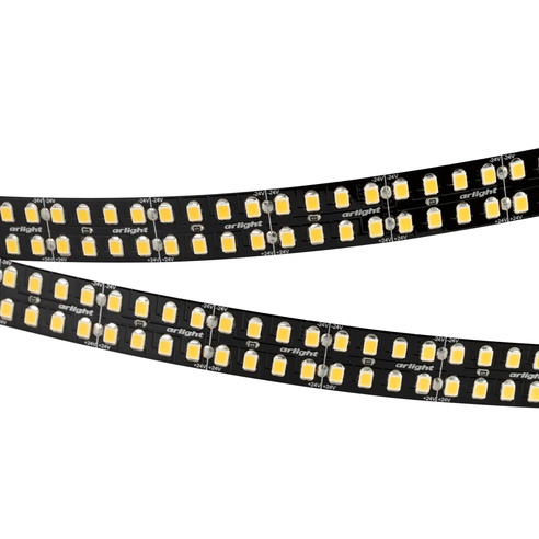 Лента светодиодная RT-5000-2835-320 24V Warm3000 (BLACK 15mm, 24W/m, IP20) (Arlight, -)