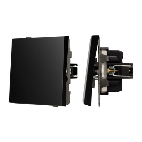 Механизм выключателя одноклавишный непроходной SWT-TENDO-MK01-PL-BK (230V, 10A) (Arlight, -)