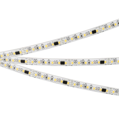 Лента светодиодная герметичная SPI-SE-A120-10mm 24V Warm3000-PX6-BPT (11 W/m, IP65, 2835, 5m) (Arlight, бегущий огонь)