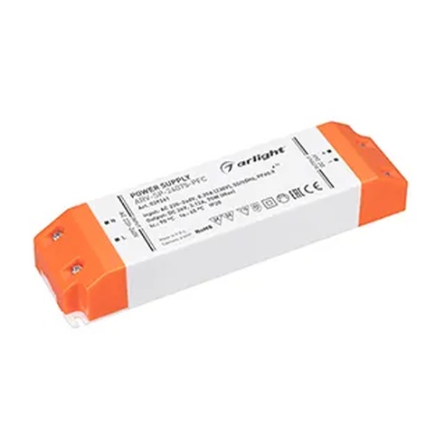 Блок питания ARV-SP-24075-PFC (24V, 3.12A, 75W) (Arlight, IP20 Пластик, 5 лет)