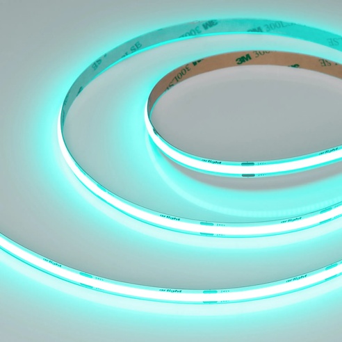 Лента светодиодная COB-X480-8mm 24V Emerald (8 W/m, IP20, 5m) (Arlight, -)