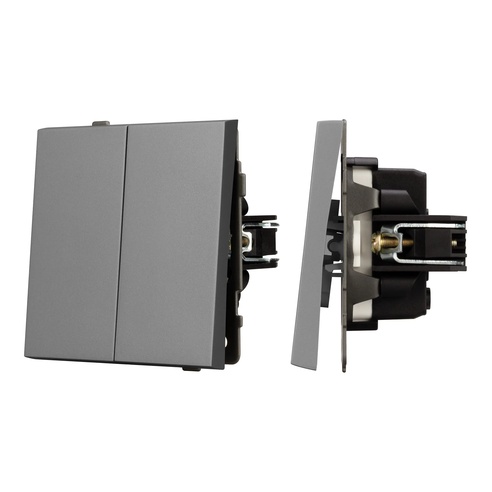 Механизм выключателя управления шторами SWT-TENDO-MKR2-PL-GR (230V, 10A) (Arlight, -)