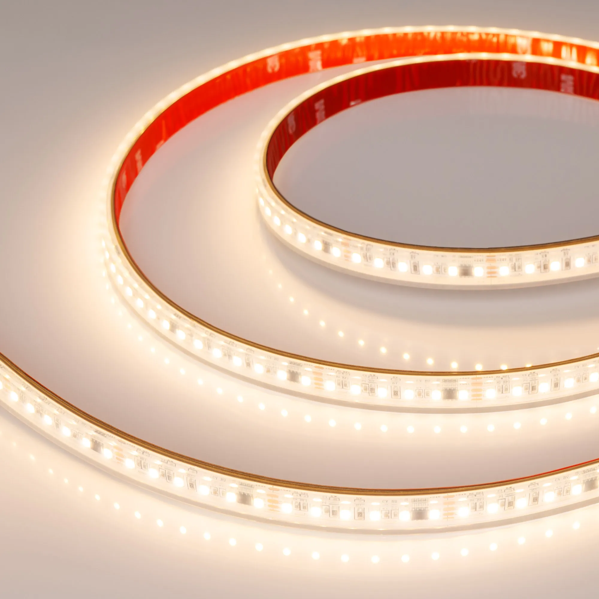 Лента светодиодная герметичная SPI-PS-A120-12mm 24V Warm2700-PX6-BPT (11 W/m, IP67, 2835, 5m) (Arlight, бегущий огонь) - изображение товара