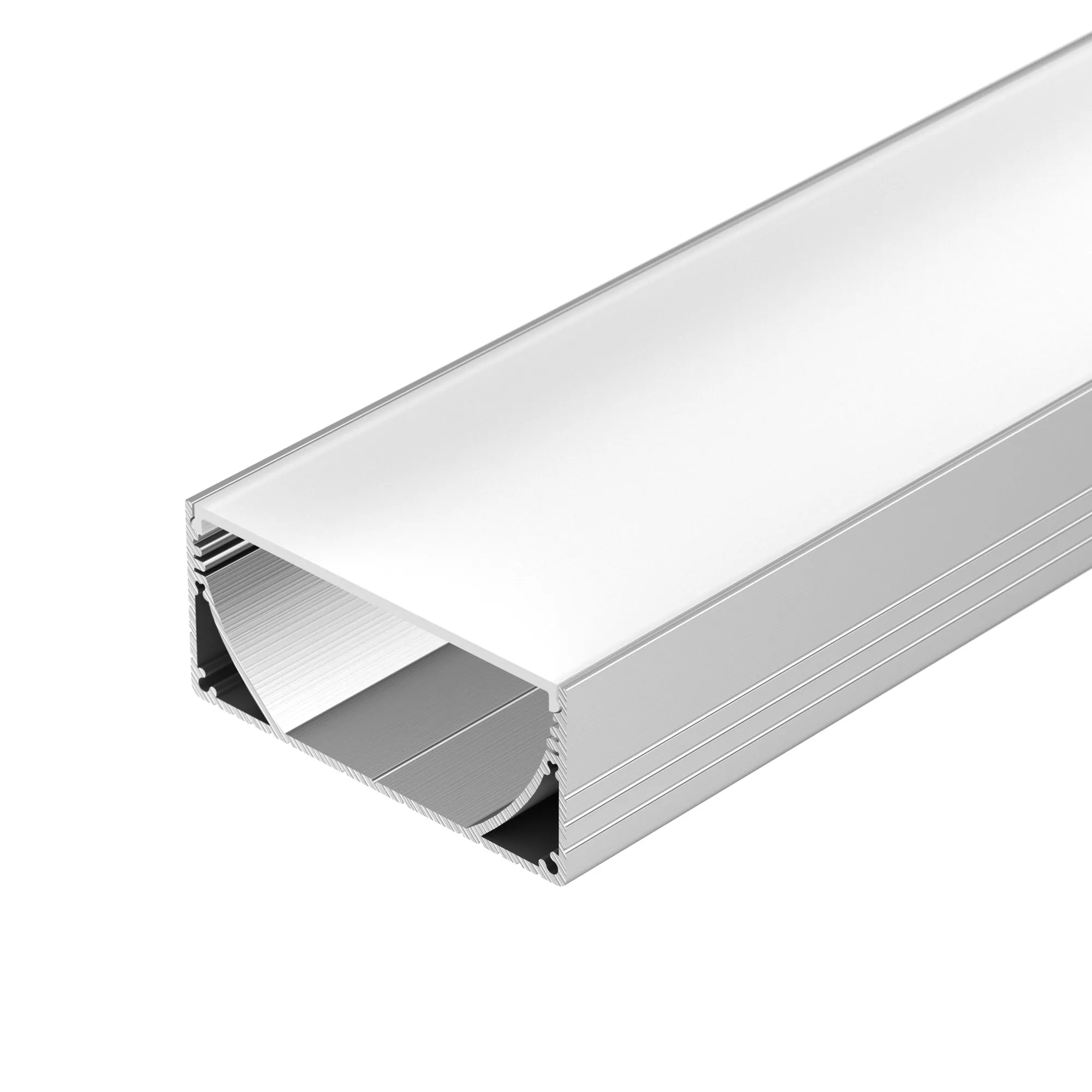 Профиль с экраном ALU-POWER-W80N-2000 ANOD+FROST (Arlight, Алюминий) - изображение товара