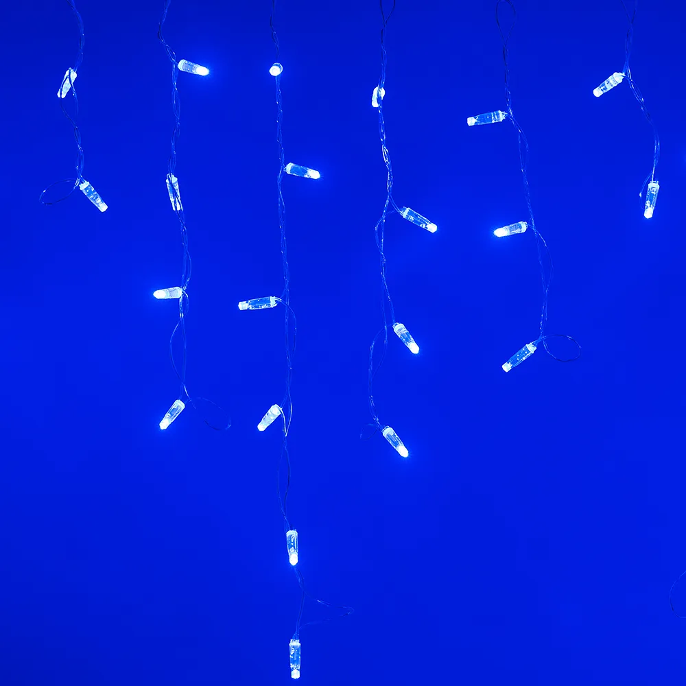 Светодиодная гирлянда ARD-EDGE-CLASSIC-2400x600-CLEAR-88LED-FLASH BLUE (230V, 6W) (Ardecoled, IP65)
