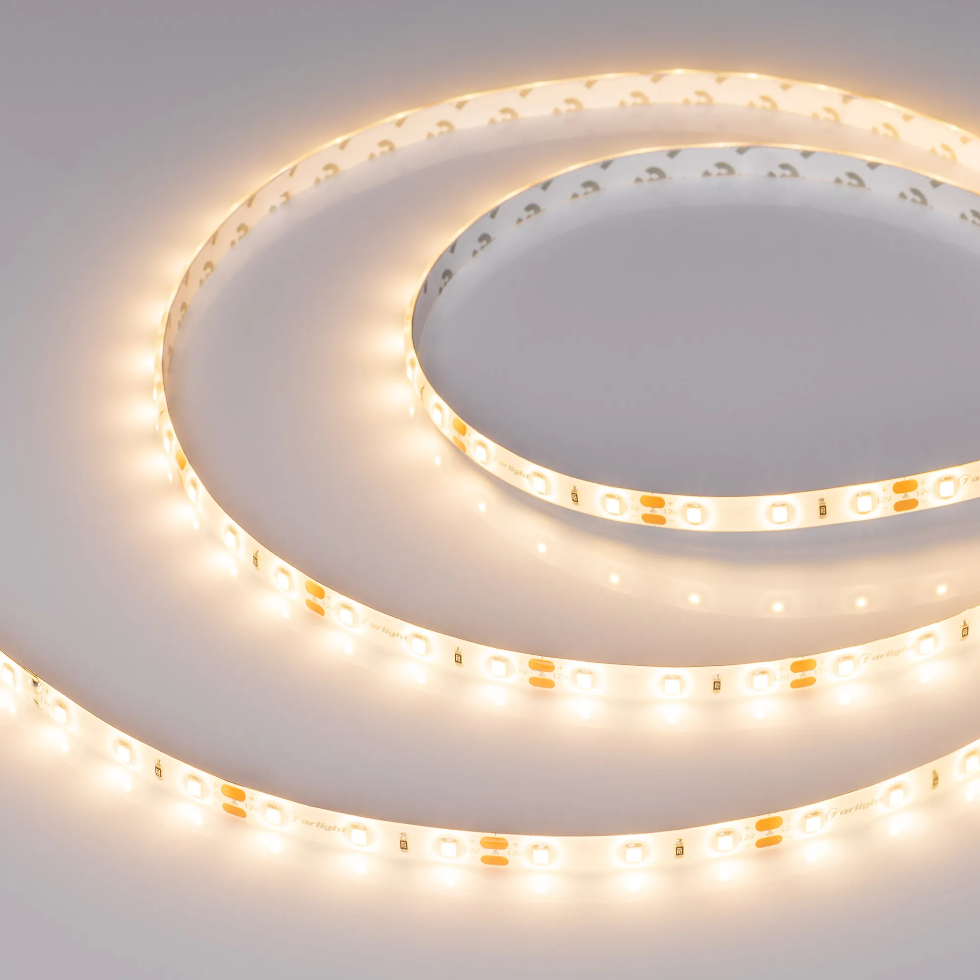 Лента светодиодная герметичная RTW-SE-A60-8mm 12V Warm3000 (4.8 W/m, IP65, 2835, 5m) (Arlight, 4.8 Вт/м, IP65)
